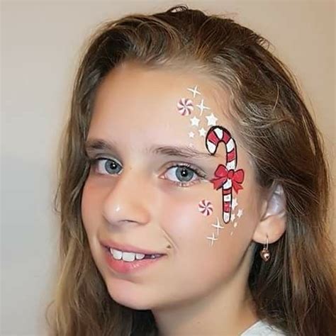 christmas body paint ideas|face paint ideas for girls.